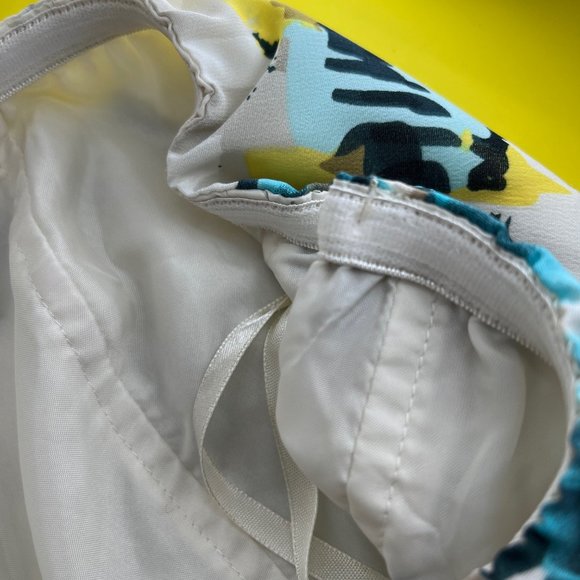 The Limited Strapless Cream Multi Colored Dress with Pockets, Size 0 - Picture 6 of 12